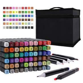 彗星藝術記號筆 60 色 + 筆筒套裝, 60 種顏色, 1組
