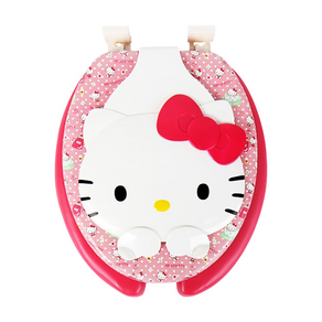 SHABATH Hello Kitty安全U型馬桶蓋, 粉色