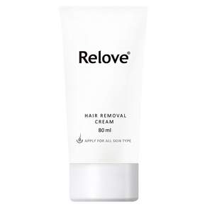 Relove 瞬淨Ku溜零毛髮霜, 80ml, 1條