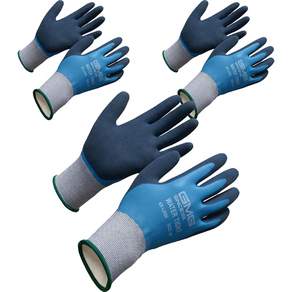 GMG 3層塗層手套, 單色, 3組