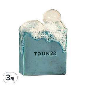 TOUN28 S20+去屑頭皮清涼薄荷洗髮皂, 3個, 100g