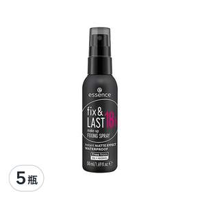 essence 艾森絲 長效清爽定妝噴霧, 50ml, 5瓶