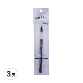 LOTRON 高級眉筆眼線筆 L-410, 咖啡, 3支