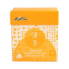 High Tea 漢方茶 人蔘黃耆茶, 4g, 10入, 1盒