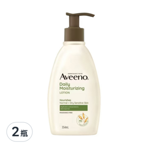 Aveeno 艾惟諾 燕麥保濕乳 無香, 354ml, 2瓶