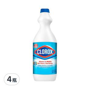 CLOROX 高樂氏 濃縮漂白水 原始配方, 1L, 4瓶