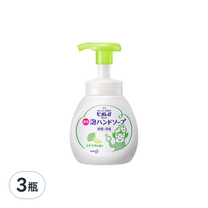 Biore 蜜妮 U 弱酸性抗菌泡沫洗手乳 萊姆香, 250ml, 3瓶