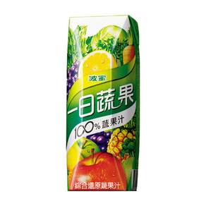 波蜜 一日蔬果100%蔬果汁, 250ml, 18入