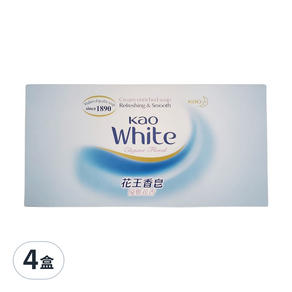 Kao 花王 White 香皂 優雅花香, 1020g, 4盒