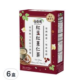 金薌園 紅豆紅薏仁茶, 10g, 10入, 6盒