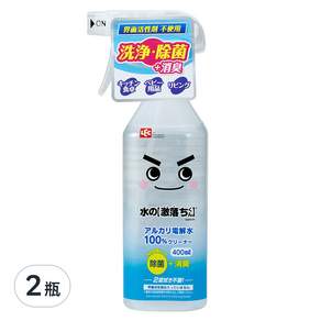 LEC 激落君電解水清潔劑, 400ml, 2瓶