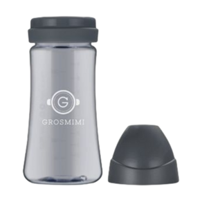 GROSMIMI 黑色系列 PPSU奶瓶 無奶嘴, 黑色系列 木炭灰色, 300ml, 2個