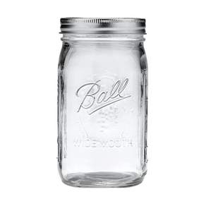 Ball 梅森罐 32oz 寬口玻璃瓶, 12個, 946ml