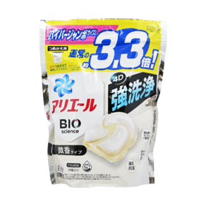 ARIEL 4D碳酸洗衣球補充包 微香, 39顆, 1袋
