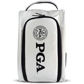 PGA TOUR Essentials Logo高爾夫鞋收納包 PGA-213, 白色的