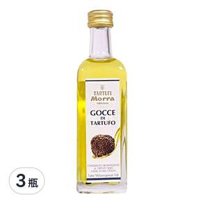 TARTUFI Morra 阿爾巴松露世家 松露橄欖油 黑松露風味, 55ml, 3瓶