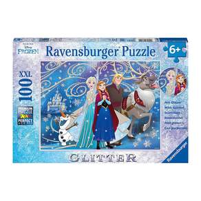 Ravensburger 德國維寶 拼圖 閃亮版 冰雪奇緣 RV13610, 100片, 1盒