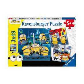 Ravensburger 德國維寶 拼圖 小小兵2 三入組 RV05082, 147片, 1盒