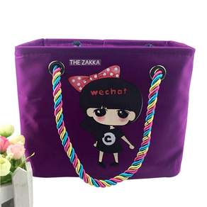 THE ZAKKA Ribbon Character Bath Bag 紫色, 1個