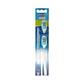 Oral-B 歐樂B Cross Action 強力美白刷頭替換組 2入, 1組