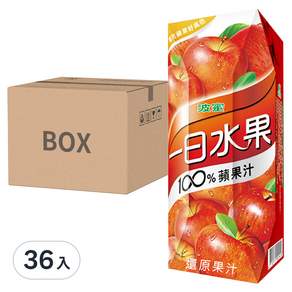 波蜜 一日水果100%蘋果汁, 250ml, 36入