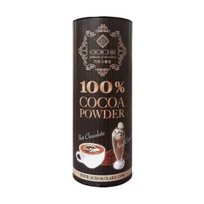 SCHOKOLAKE 巧克力雲莊 100%可可粉, 125g, 1罐