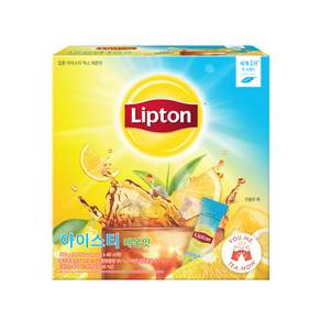 Lipton 立頓 檸檬冰茶沖泡飲隨身包, 14g, 40包, 1盒