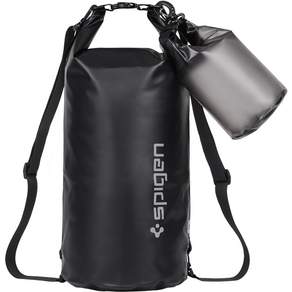 spigen Dry Bag 防水袋 Aqua Shield A630 20L+2L套組 AMP04534, 黑色的