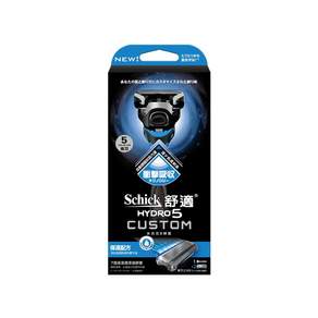 Schick 舒適牌 水次元5辨型刮鬍刀+刀片*2, 1盒