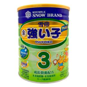SNOW 雪印 金強子3PLUS 成長營養配方 3號 1-7歲, 900g, 1罐