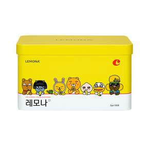 LEMONA Kakao Friends鐵盒裝維他命C粉隨身包, 300g, 1盒