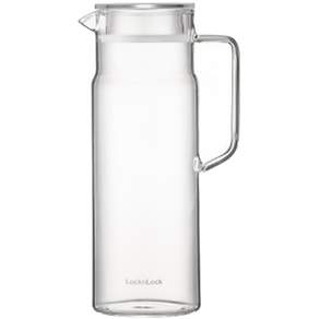 LocknLock 樂扣樂扣 Metro耐熱玻璃水瓶, 透明, 1500ml, 1個