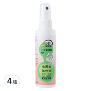 克蠓 全效防蚊液 幼兒適用, 80ml, 4瓶