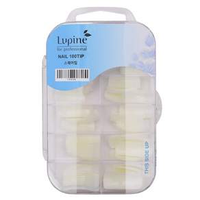 Lupine 方形美甲貼, 自然色, 100入