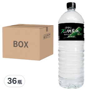 多喝水 鹼性竹炭水, 1500ml, 36瓶