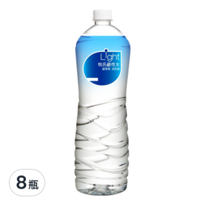 悅氏 Light鹼性水, 1450ml, 8瓶