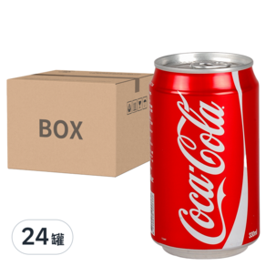Coca-Cola 可口可樂 汽水, 330ml, 24罐