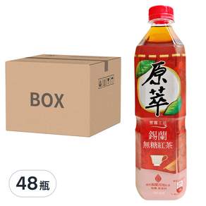 原萃 錫蘭無糖紅茶, 580ml, 48瓶