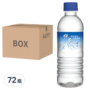 悅氏 礦泉水 隨手瓶, 330ml, 72瓶