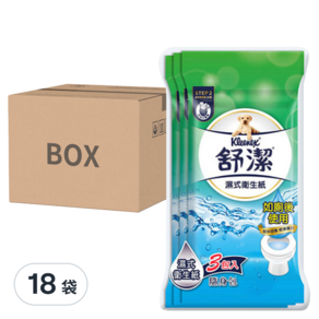 Kleenex 舒潔 舒潔濕式衛生紙 10張入, 3包, 18袋