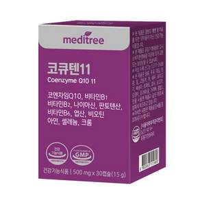 meditree 輔酶Q10複合膠囊, 30顆, 1盒