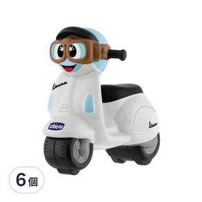 chicco 迷你偉士牌迴力摩托車, 白色, 6個