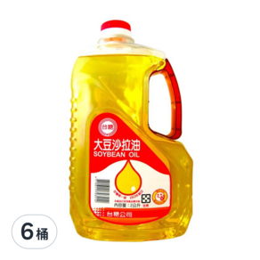 台糖 沙拉油, 2L, 6桶