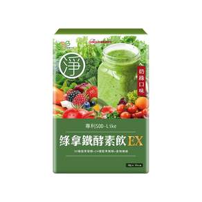 UDR 綠拿鐵專利SOD酵素飲EX, 20g, 10包, 1盒