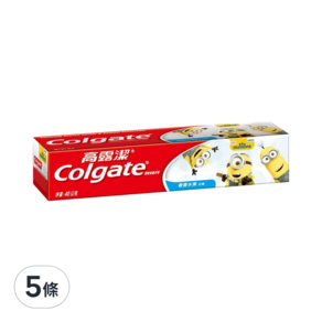 Colgate 高露潔 兒童牙膏 凝露 涼涼薄荷口味, 40g, 5條