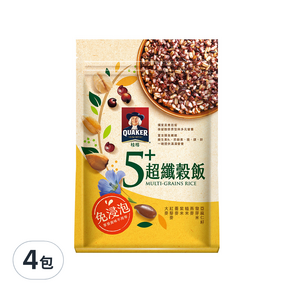 QUAKER 桂格 5+超纖穀飯, 1kg, 4包