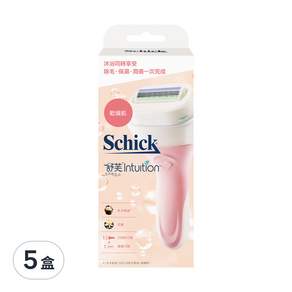 Schick 舒適牌 舒芙仕女除毛刀 刀把*1+刀頭*2 乾燥肌, 5盒