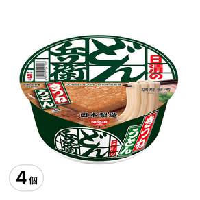NISSIN 日清 咚兵衛 油豆腐烏龍麵, 95g, 4個