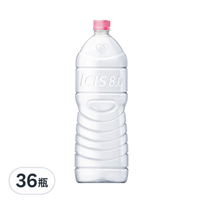 LOTTE 樂天 Chilsung Cider ICIS 8.0 無標籤礦泉水, 2L, 36瓶