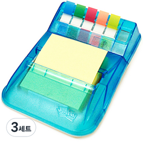 3M Post-it 利貼 3M 彈出式分配器 KR-2001 + 彈出式補充裝 + 旗幟 5 色組合裝, 混色, 3組